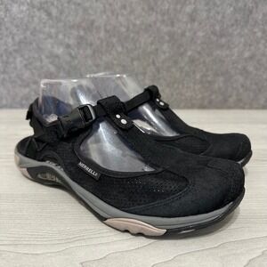 Merrell Siren Cassia Sandals Womens 9 Black Hiking Mary Jane Shoes Suede